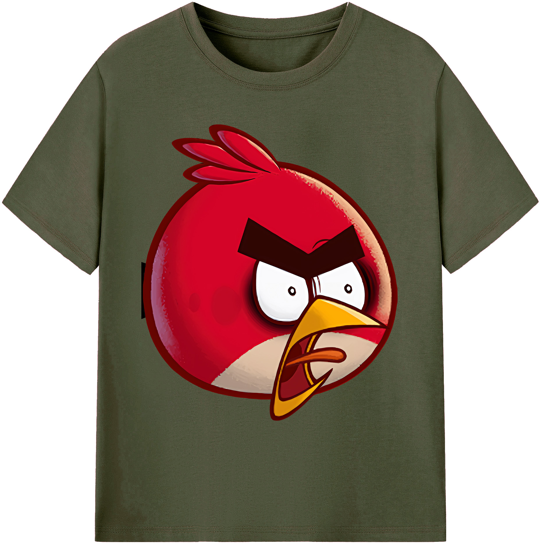 （画像用） Angry Birds アングリーバード 綿100％ メンズ半袖Tシャツ｜肌触りやわらか＆通気性